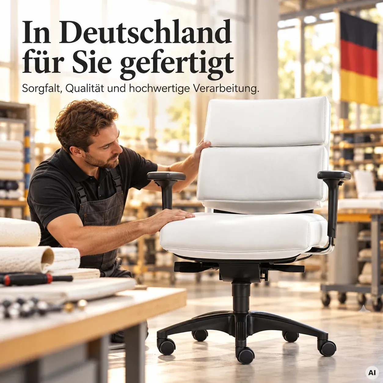 Paradise S - Bürostuhl mit extra bequemer Polsterung